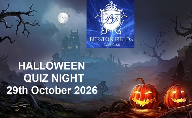 Halloween Quiz Night Thursday 29th Otober 2026