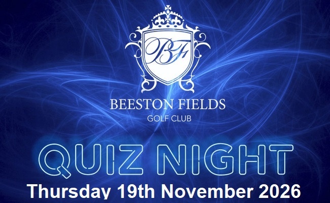 Quiz Night Thursday 19th November 2026