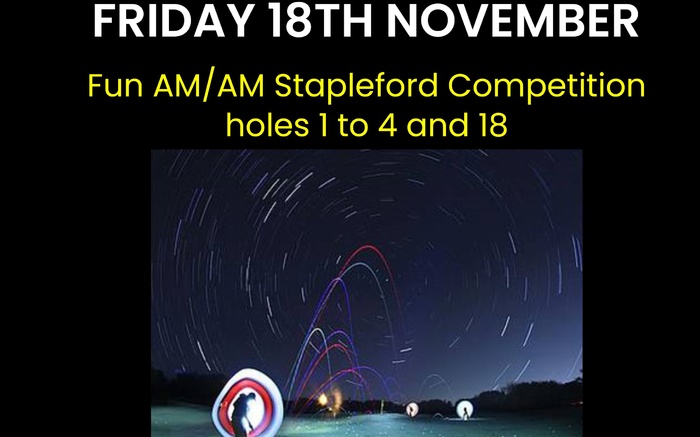 Night Golf - Friday 18th November